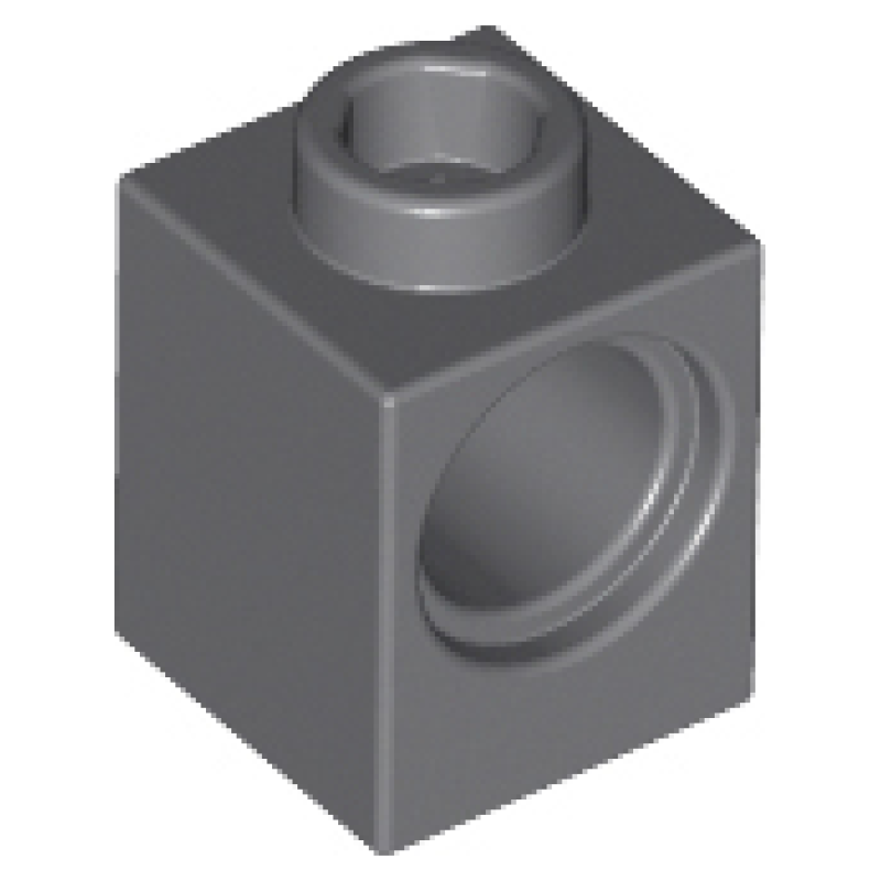 Technic, Steen 1x1 met gat Dark Bluish Gray